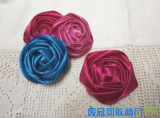 简单手工DIY布艺花的手工视频制作教程