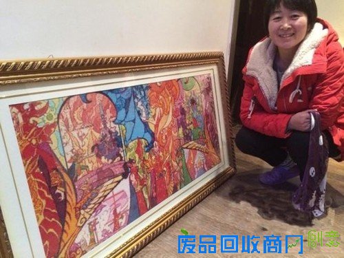 慈母手中线!四年完成哥特式魔兽十字绣