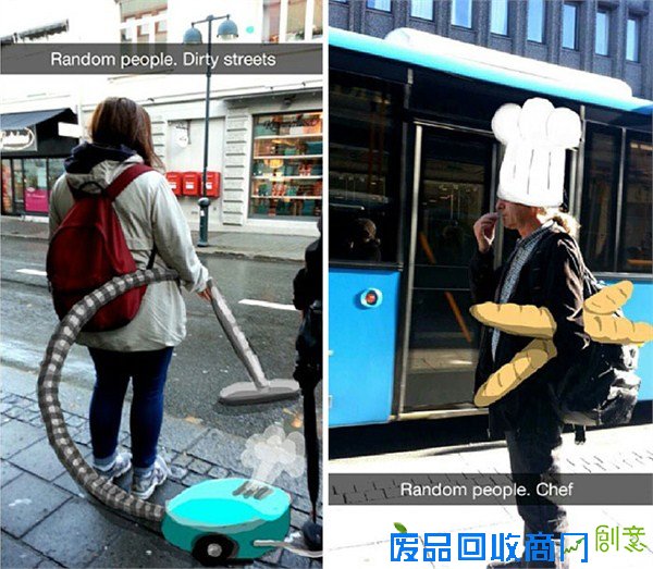 画家为路人涂鸦