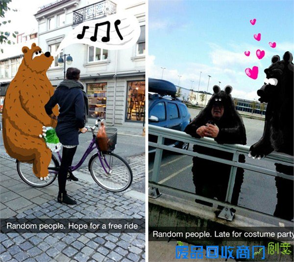 画家为路人涂鸦