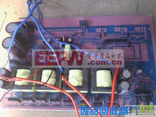 全手工DIY制作的48V-2500W纯正弦波逆变器