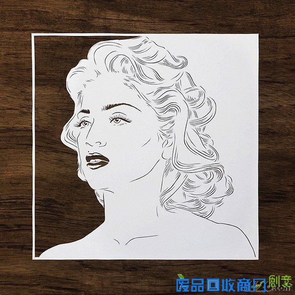 创意图案剪纸艺术