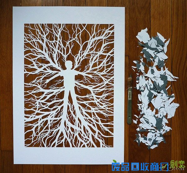 创意图案剪纸艺术