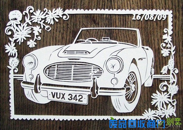 创意图案剪纸艺术