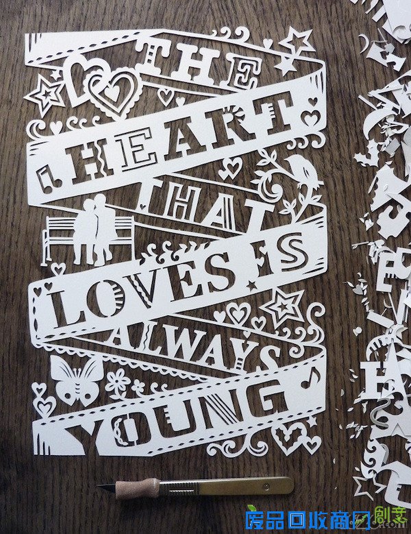 创意图案剪纸艺术