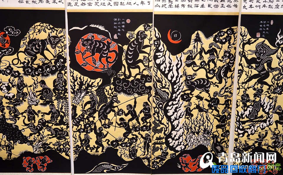 高清:南北手工艺精品聚青岛 艺术魅力叹为观止