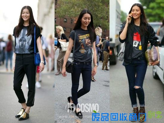 刘雯 街拍