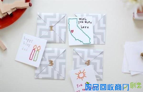 可爱创意节日贺卡的制作方法