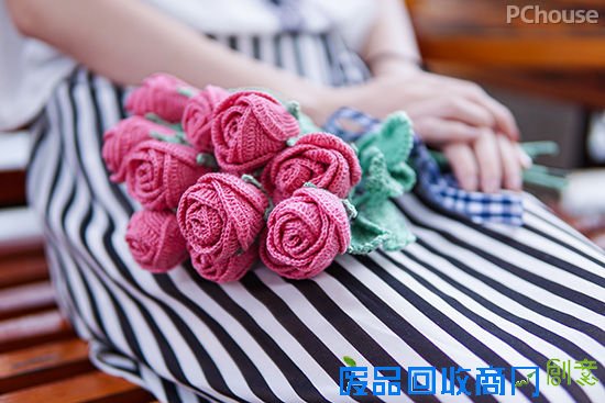 手工玫瑰DIY 送一束鲜花给最美的她