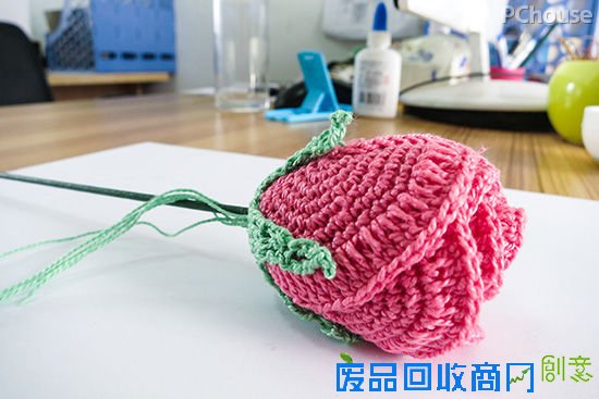 手工玫瑰DIY 送一束鲜花给最美的她