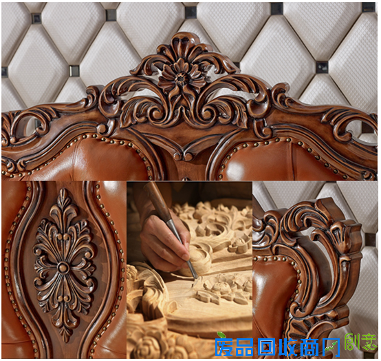古典风大气派 美乐乐美式雕花真皮床赏析