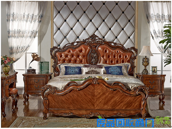 古典风大气派 美乐乐美式雕花真皮床赏析