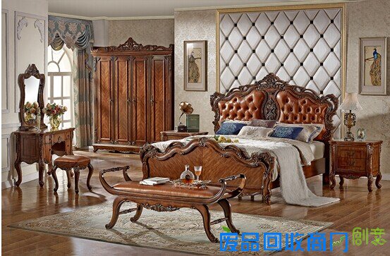 古典风大气派 美乐乐美式雕花真皮床赏析