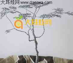 手工制作大全:用铁丝来制作一颗漂亮的树