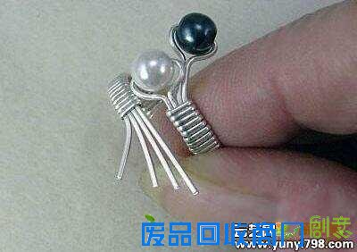 铁丝手工制作戒指教程8