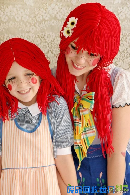 DIY万圣节服饰 布娃娃之母女装(组图)