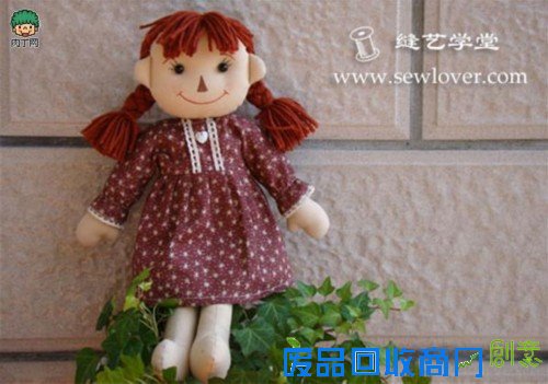 阿布诗：萌哒哒的手工布娃娃制作教程详细步骤图解