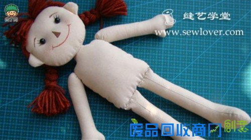 阿布诗：萌哒哒的手工布娃娃制作教程详细步骤图解