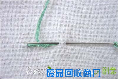 刺绣针法：茎绣和轮廓绣