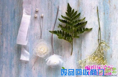 透明塑料蛋托制作的漂亮花束教程
