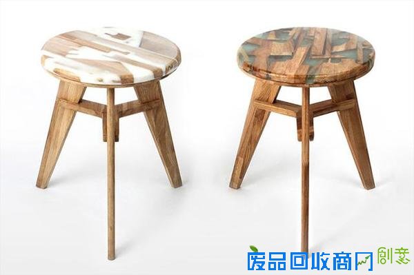 用边角料和树脂DIY超酷凳子