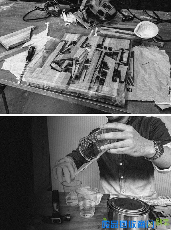 用边角料和树脂DIY超酷凳子