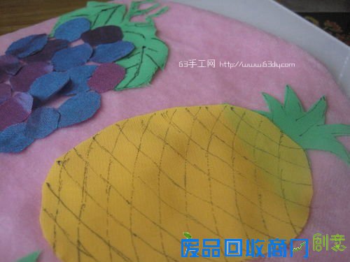 童趣水果布艺拼贴手工10