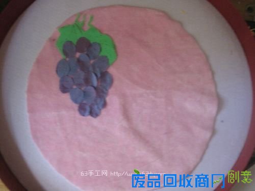 童趣水果布艺拼贴手工4