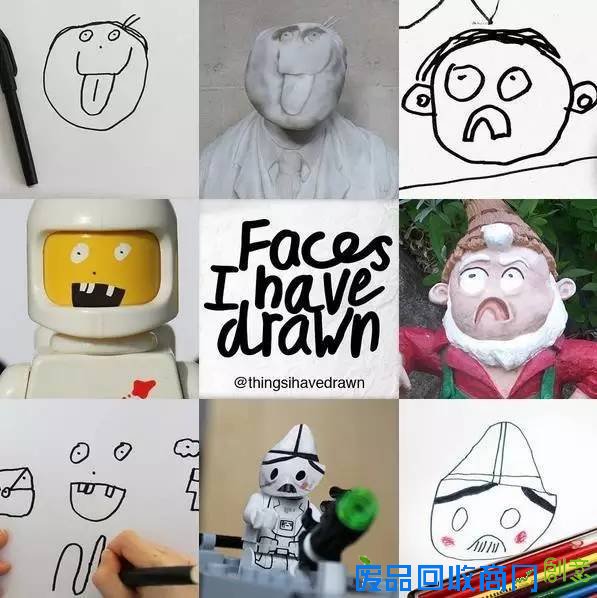 老爹把6岁儿子的涂鸦P进现实，画风炸裂到不忍直笑！