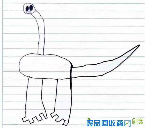 老爹把6岁儿子的涂鸦P进现实，画风炸裂到不忍直笑！