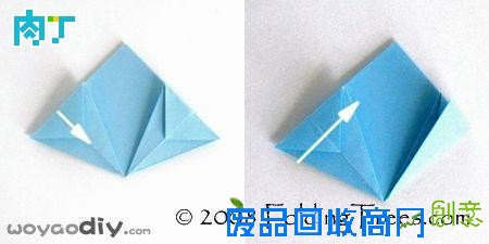 纸樱花怎么折 简单漂亮的折纸樱花图解教程╭★肉丁网