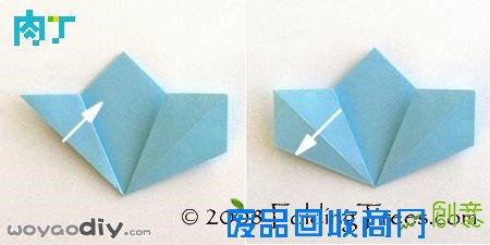 纸樱花怎么折 简单漂亮的折纸樱花图解教程╭★肉丁网