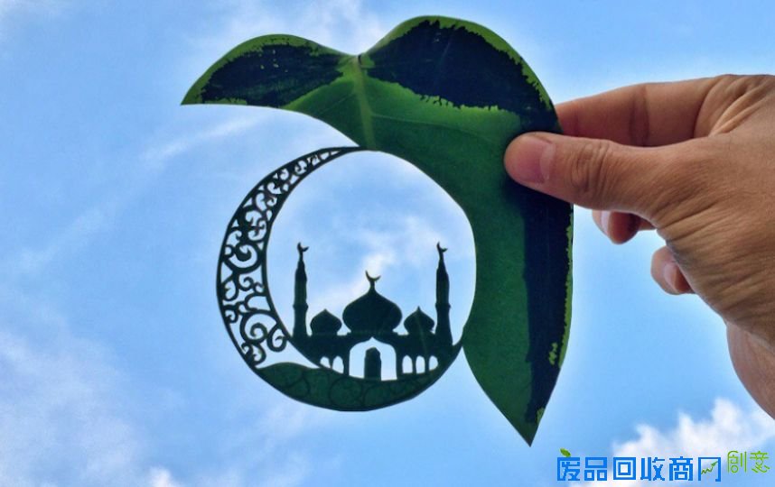 哈萨克艺术家化普通为神奇 树叶剪纸令人叫绝 哈萨克艺术家化普通为神奇 树叶剪纸令人叫绝