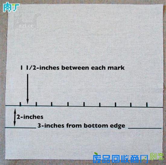 教你制作简单实用的手工DIY刺绣线条靠垫的详细步骤
