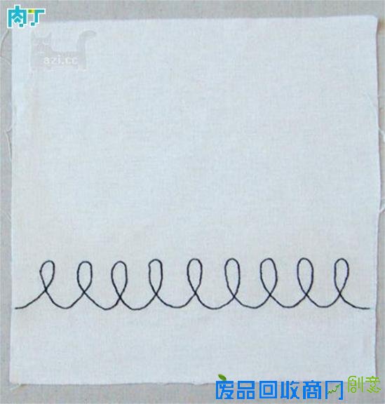 教你制作简单实用的手工DIY刺绣线条靠垫的详细步骤