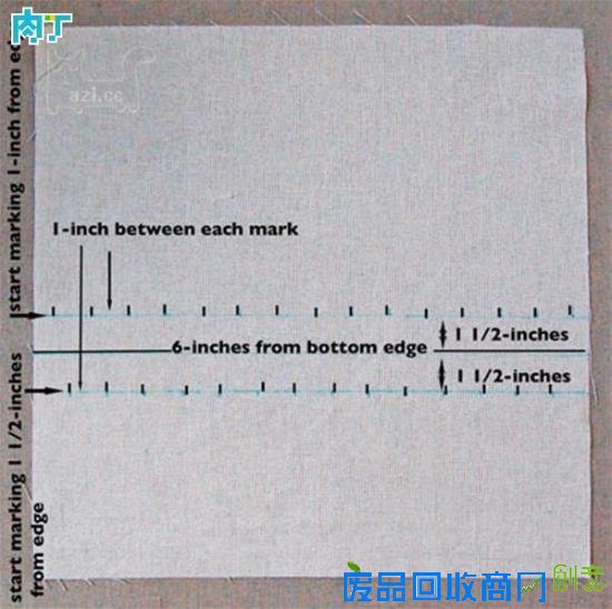 教你制作简单实用的手工DIY刺绣线条靠垫的详细步骤