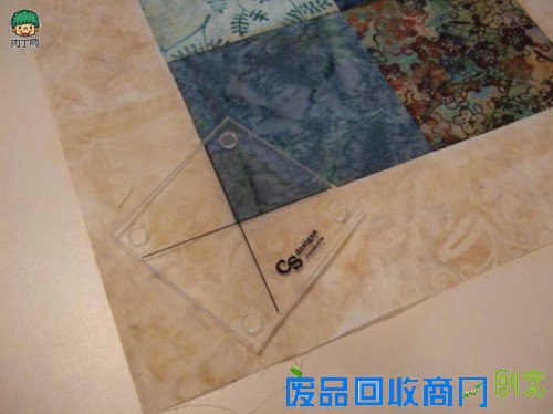 布艺制作拼布坐垫、风车桌垫的做法diy教程