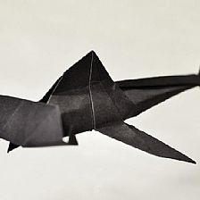 折纸大全之锤头鲨手工折纸视频详解教程【折纸海洋动物大全】