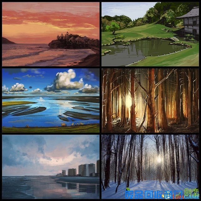 视觉盛宴创意非凡！CG女画家打造游戏唯美人设图