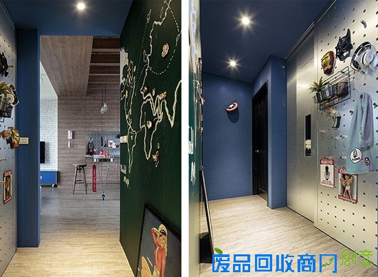 DIY打造居家黑板涂鸦墙