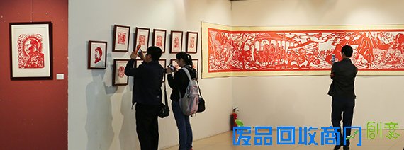 剪纸作品展在北京航空航天大学艺术馆开幕