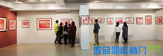 剪纸作品展在北京航空航天大学艺术馆开幕