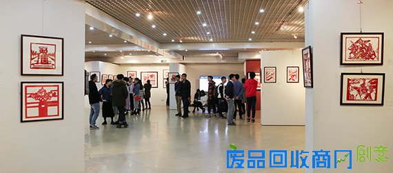 剪纸作品展在北京航空航天大学艺术馆开幕