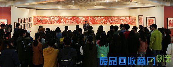 剪纸作品展在北京航空航天大学艺术馆开幕