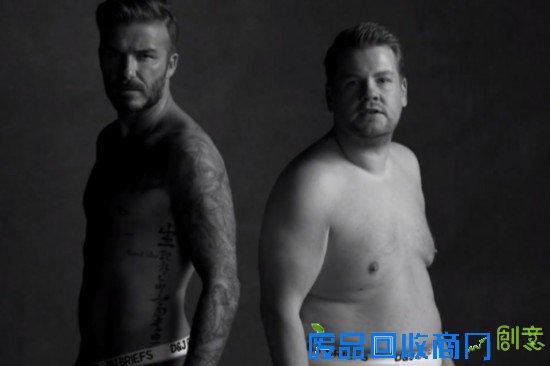 贝克汉姆恶搞内裤广告与胖男搭档场面搞笑（图）