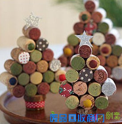 自制环保圣诞挂件diy 利用旧物制作漂亮的手工圣诞饰品