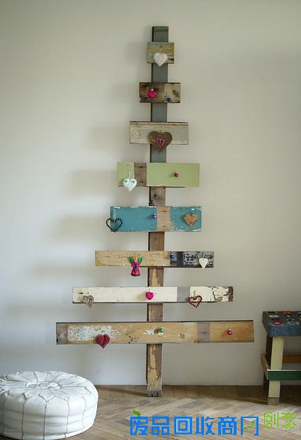 自制环保圣诞挂件diy 利用旧物制作漂亮的手工圣诞饰品