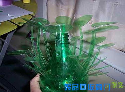 可乐瓶制作花篮