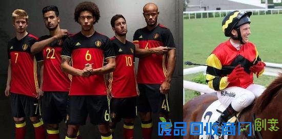 赛马场与足球场趣味撞衫 它们是球衣也是赛马彩衣！