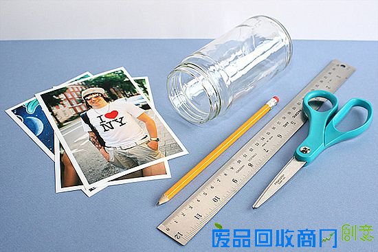 玻璃瓶diy简易相框 玻璃瓶diy简易相框